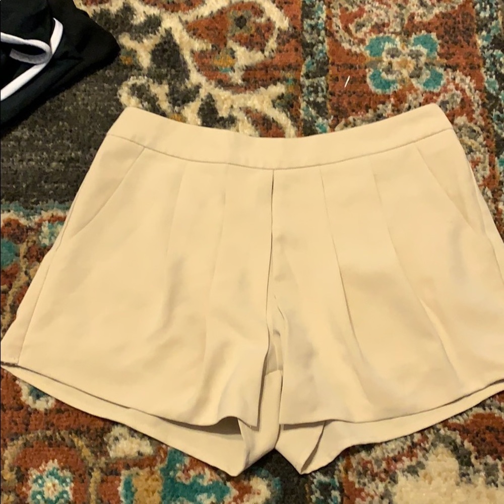 Khaki dress shorts
